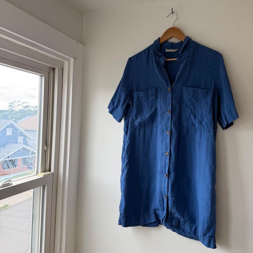 Everlane Women's Blue and Navy Dress